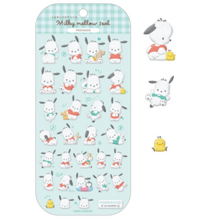 옐상 산리오 폼폼이 입체 스티커 5종, 1개, 포차코