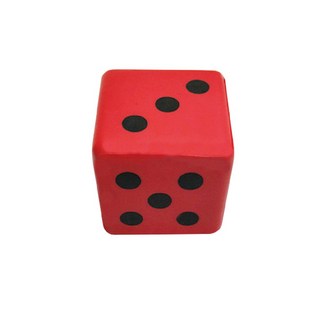 繽紛骰子球 大顆骰子 五色任選 - 過年節慶 教學道具 孩子玩具, 1個, 繽紛骰子-紅色(超取限6個)