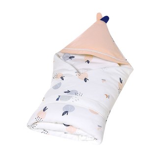 JoyBaby秋冬加厚包巾 襁褓寒流外出抱被 保暖纖維連帽設計 寶寶外出防寒必備