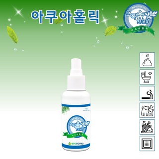 아쿠아홀릭 피톤치드 초록숲 신발 반려동물 화장실 하수구 냄새 탈취제, 3개, 60ml