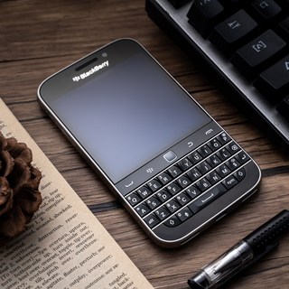 블랙베리 Q20 클래식 세컨폰 자급제 공기계 Blackberry 수험생폰 학생폰, 블랙 (카메라포함)