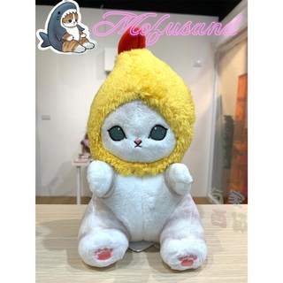 貓福珊迪 鯊魚造型絨毛娃娃, 炸蝦, 1個, 25cm