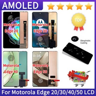 모토로라 엣지용 AMOLED LCD XT2143-1 디스플레이 터치 스크린 디지타이저 어셈블리 20 30 40 50, 01 CHINA, 09 라이트시안