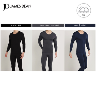 제임스딘 남성 기모 내의 상하세트 남자 기모내복 상하