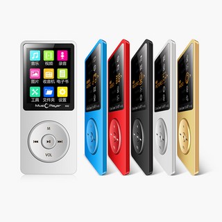 MP3/MP4 隨身聽 HiFi音效 支援外放 FM調頻 128G擴充 BSMI:R45757, 支援外放 黑色(8G,送耳機), X02