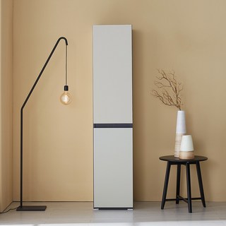 미자크 리버스 틈새수납장 1853 / 비스포크 주방수납장 다용도 부엌 수납장 속깊은 키큰 장 냉장고 세탁기 옆 250 300 350 400, 샌드그레이+샌드그레이, 250 (일반)