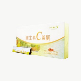 WeCare Naturally 維生素C黃酮 60包 陳俊旭博士推薦 維生素C P (效期至2028.02), 1個, C黃酮(60小包)*1盒