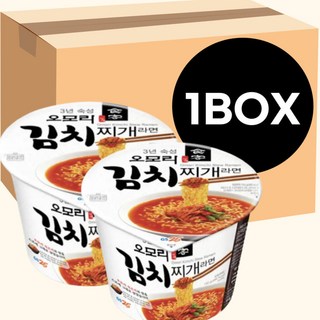 유어스 오모리 김치찌개 컵라면 1박스 16개 150g