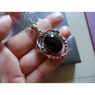 GEORG JENSEN 喬治傑生 2014年度項鍊 加大版 經典限量 黑瑪瑙 專櫃正品