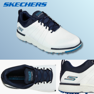 스케쳐스 남성 골프화 발볼넓은 편한 푹신한 쿠션 방수 갑피