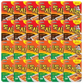 팔도 도시락 86g+김치도시락 86g 각 12개 총 24개