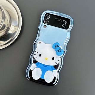 얌코 핸드폰 케이스 갤럭시 z플립3 z플립4 z플립5 z플립6 z플립7 휴대폰 케이스 커다란 예쁜 고양이