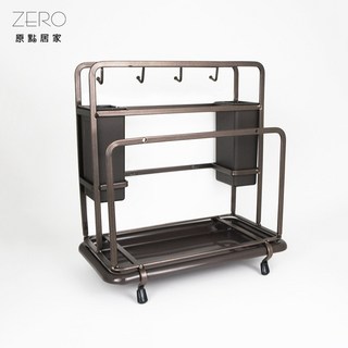 ZERO原點居家 扁鐵多功能刀架 砧板架 廚房收納, 1個