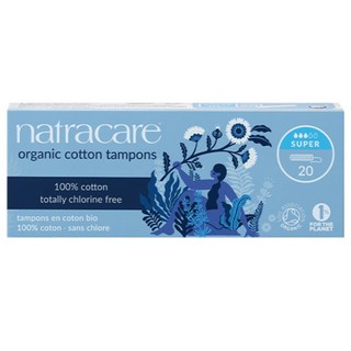 나트라케어 탐폰 논어플리케이터 체내형생리대, 슈퍼, 20개입, 6개