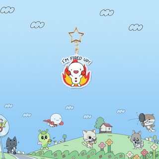 桃園出貨-BOYNEXTDOOR 卡通 衕款亞克力雙麵鑰匙扣掛件飾品, 9#, 1個