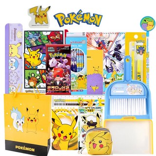 포켓몬문구세트 학용품세트 포켓몬필통세트30000, 포켓몬문구세트30000(일반)+지퍼화일