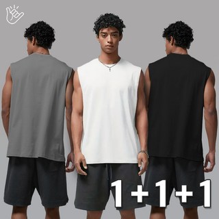 마할로 남자 나시 티 오버핏 헬스 민소매 이너 3종세트