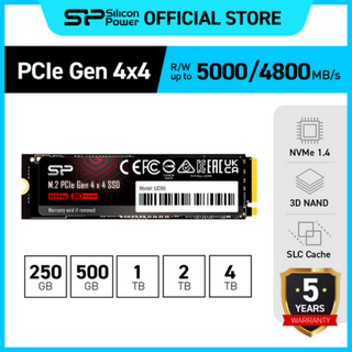 실리콘파워 Silicon Power UD90 NVMe M.2 PCIe Gen 4x4 SSD, 500GB