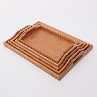 全店低價 木質托盤 長方形日式木盤 燒烤收納盤, 33*22平耳托盤, 1個