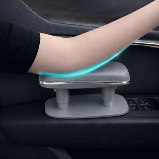 세이보링 차량용 운전석 팔걸이 팔꿈치 쿠션 높이조절, 그레이, 1개