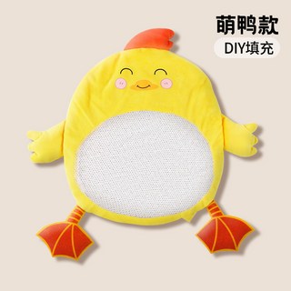 【台灣出貨】嬰兒消耗體力玩具踩豆豆子早教益智哄睡神器6個月1歲寶寶安撫玩偶, 小鴨款【無豆】, 1個