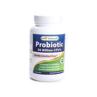 Best Naturals 300億CFU益生菌植物膠囊, 120顆, 1罐