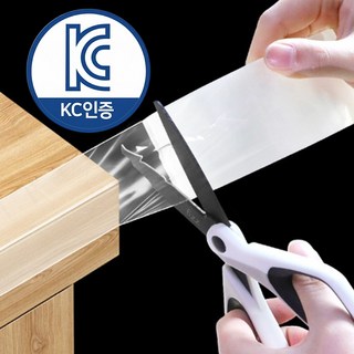 나인밸리 잘라쓰는 모서리 보호대 코너 보호대 3M 대용량, 1개, 투명