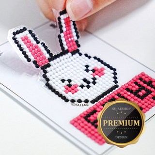 보석십자수 수재샵 동물이름표 스티커 시리즈, 01.기린, 1개