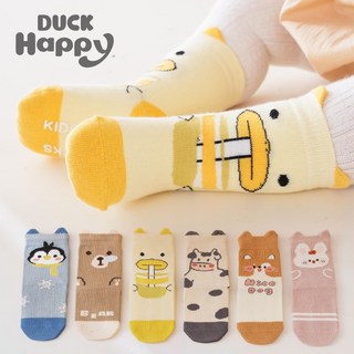 圓通寶飾 兒童動物耳朵平板止滑襪 卡通短襪 男女童可愛棉襪 寶寶襪 短襪 嬰兒襪子