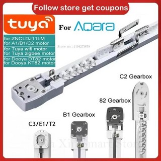 쿠쿠스토어 Aqara 슈퍼 사일런트 전기 스마트 커튼 트랙 지그비 투야 C3 B1 와이파이 모터 홈 자동 레일, 25 1.8m or less, 25 1.8m or less