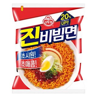 오뚜기 진비빔면 봉지라면 156g, 1개