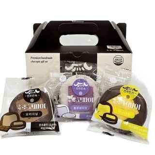 전주한옥 수제초코파이 3종세트 (오리지널10개 블루베리10개 바나나10개), 30개, 40g