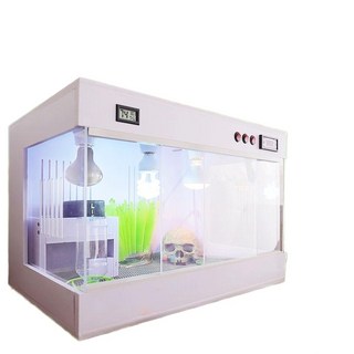 레오파드게코 자동온도조절 사육장 거북이 크레스티드게코 파충류, 맞춤 주문 고객 서비스 문의, 1개, 1L