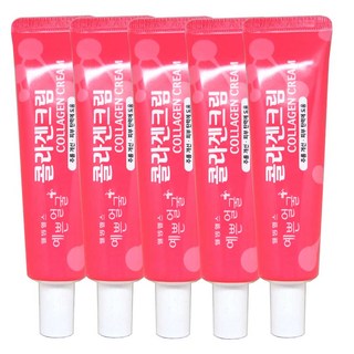 웰빙헬스 예쁜얼굴 콜라겐 크림, 5개, 25ml
