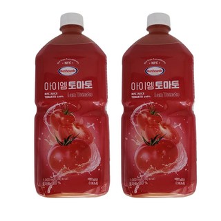 보넬드 아이엠 토마토주스 100% NFC 착즙주스, 2개, 1L