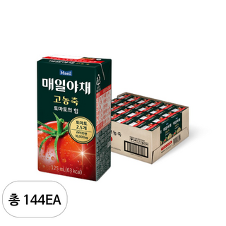 매일야채 고농축 토마토의 힘, 125ml, 144개
