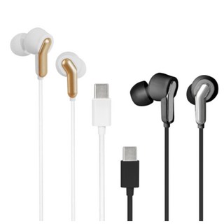 KINYO CEM-880 Type-C 入耳式耳機，立體聲，兼容多設備，附收納袋, 白, CEM880