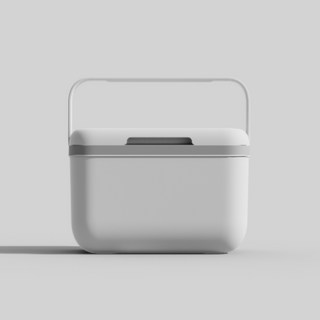 소형 휴대용 아이스박스 캠핑/피크닉/차량용 미니 쿨러박스, 5L, 화이트