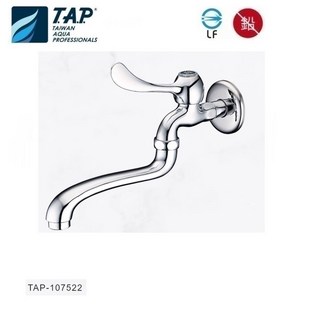 T.A.P 台灣製造 LF無鉛龍頭 TAP-107522 全流量 長柄壁式龍頭 - 愛琴海廚房, 1個