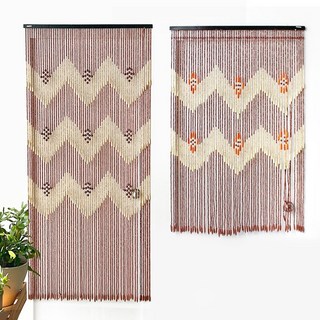 2size 목각발 브라운 ( 옛날 인테리어 소품 빈티지 레트로 벽장식 우드발 목각발 창문발 현관문발 공간분리 햇빛가리개 방꾸미기 집들이선물 )