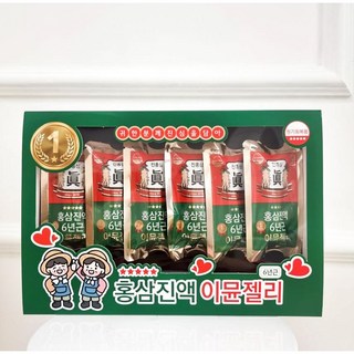 추석 선물 한가위 용돈박스 카네이션 홍삼 젤리 이벤트 완제품 DHT, 홍삼 젤리 6개입