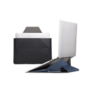 MOFT 캐리슬리브 NEW 15-16인치 노트북 파우치 가방 거치대, 네이비블루