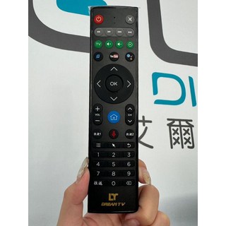 LT DREAM 100個 DREAM TV 夢想盒子 國際版 原廠2.4G語音遙控器, 1個