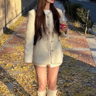 하이웨스트 트위드반바지