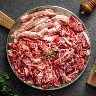 고기는 고기고 구이용 뒷고기모듬 항정살 관자살 뽈살, 2개, 500g