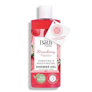 The Bath Factory Strawberry Passion 샤워 젤 400ml13.5액량 온스 [호환], 딸기 패션