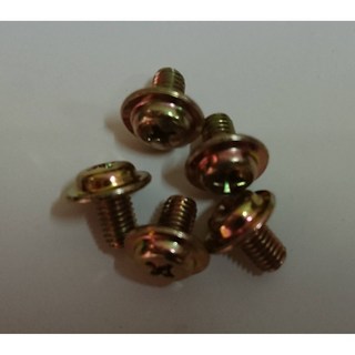 車用音響主機鎖付螺絲 十字螺紋 直徑4mm 長度8mm, 1個