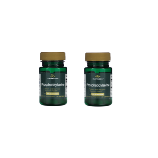 1+1 스완슨 포스파티딜세린 포스파디딜세린 포스타디딜세린 phosphatidylserine 30정, 60정, 2개