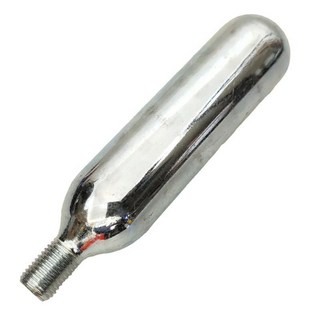 CO2 16g 小鋼瓶 台灣製造 帶牙鋼瓶 打氣筒用 補充氣瓶, 1個