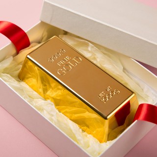 리빙릿 가짜 골드바 인테리어 모형 금전운 촬영소품